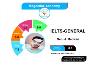 IELTS result layout-setu