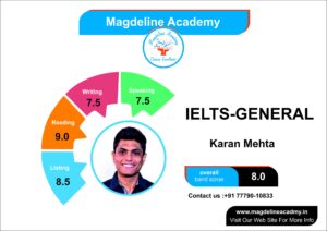 IELTS result layout Karan